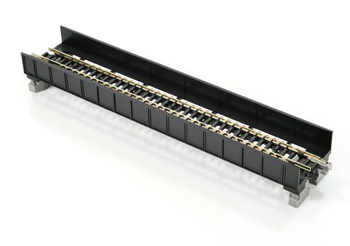 Unitrack (S186T) Straight Plate Girder Bridge Black 186mm