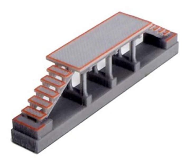 Elevated Walkway Stairs on Both Sides (Pre-Built)