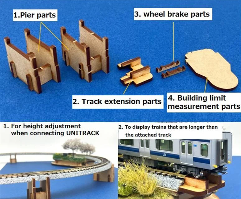 Mini Diorama Base Curve R183mm Kit with Track - Image 4