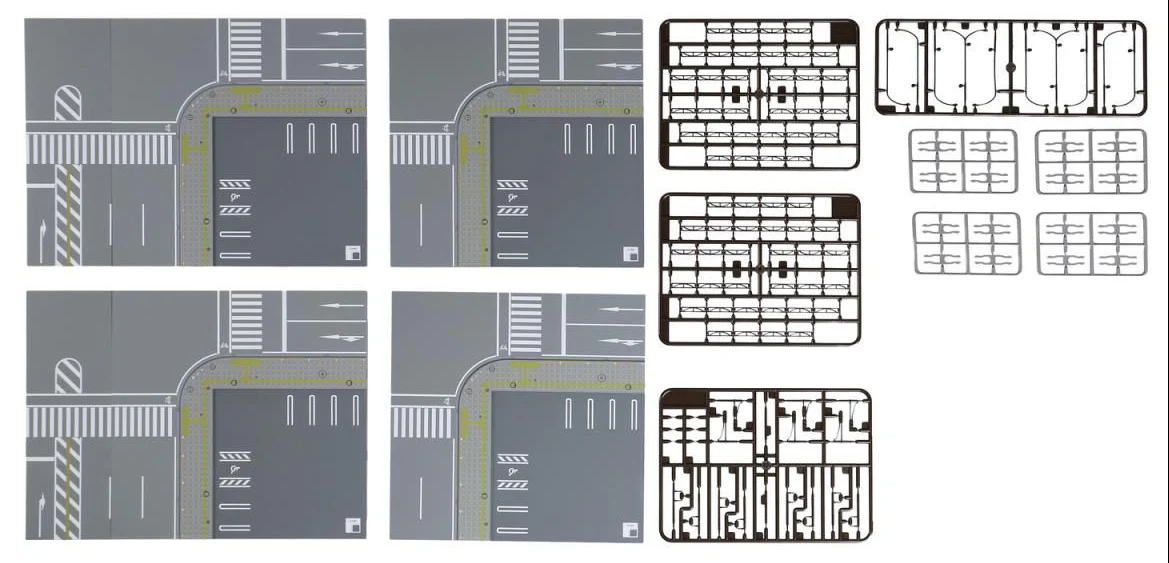 Unitram Four Way Street Intersection Set - Image 4