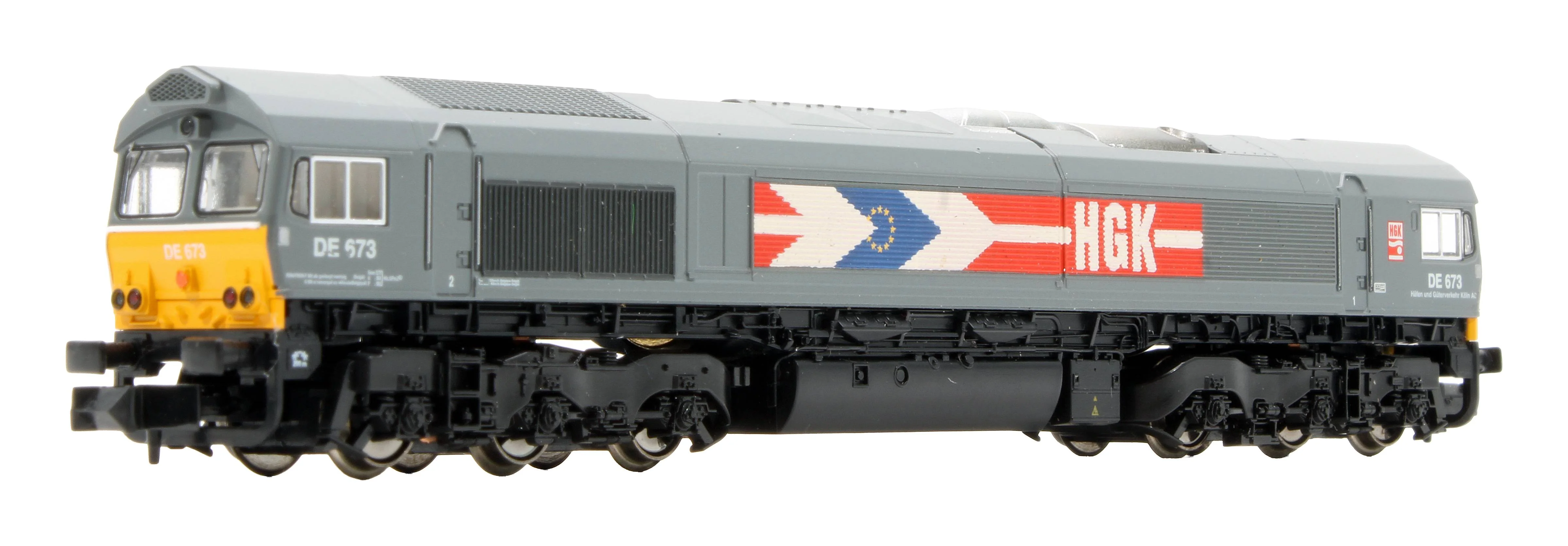 Pre-Owned Kato K10818 Class 66 DE 673 in HGK Livery - Image 2