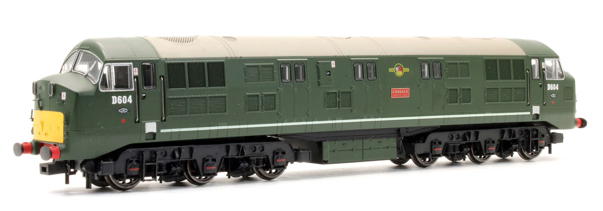 Pre-Owned D600 Warship D604 'Cossack' BR Green Small Yellow Panel Locomotive - Exclusive Edition - Image 3