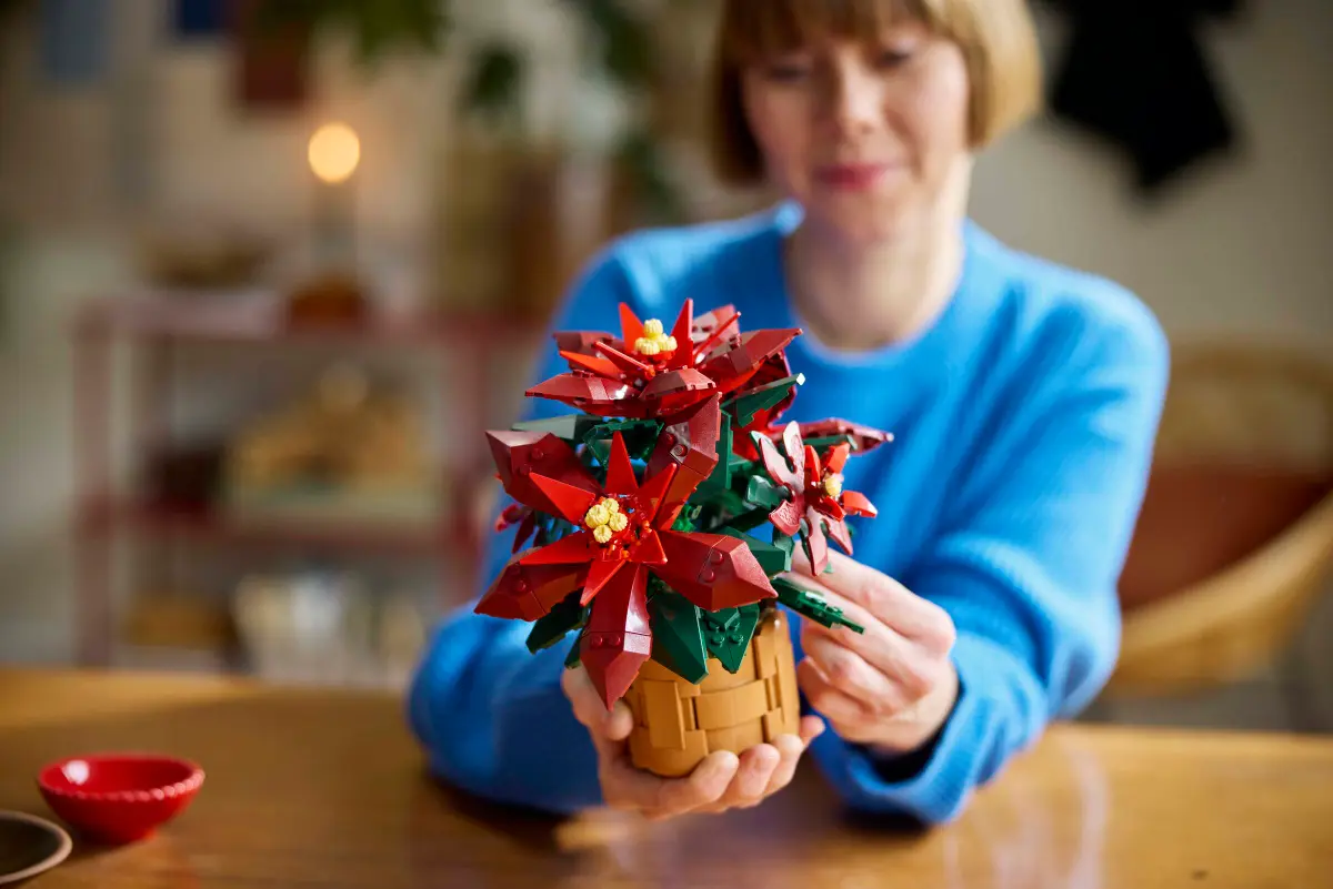 Lego Botanicals Poinsettia - 10370 - Image 6