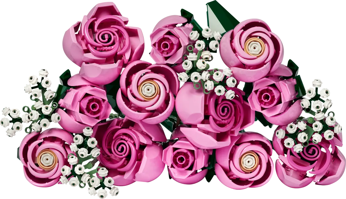 Lego Botanicals Bouquet of Pink Roses - 10374 - Image 2