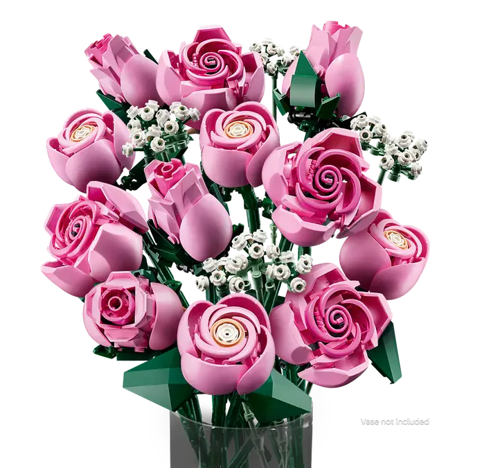 Lego Botanicals Bouquet of Pink Roses - 10374 - Image 6