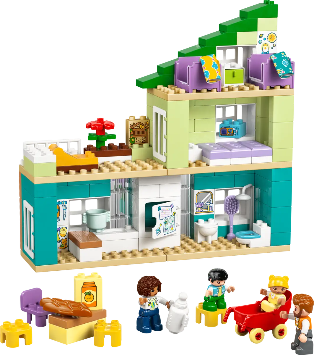 Lego Duplo 3 in 1 Modern Family House with Figures - 10470 - Image 2