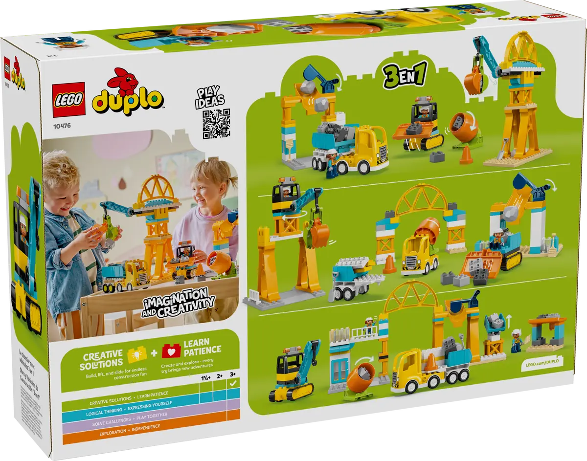 Lego Duplo 3 in 1 Construction Site and Vehicles - 10476 - Image 11