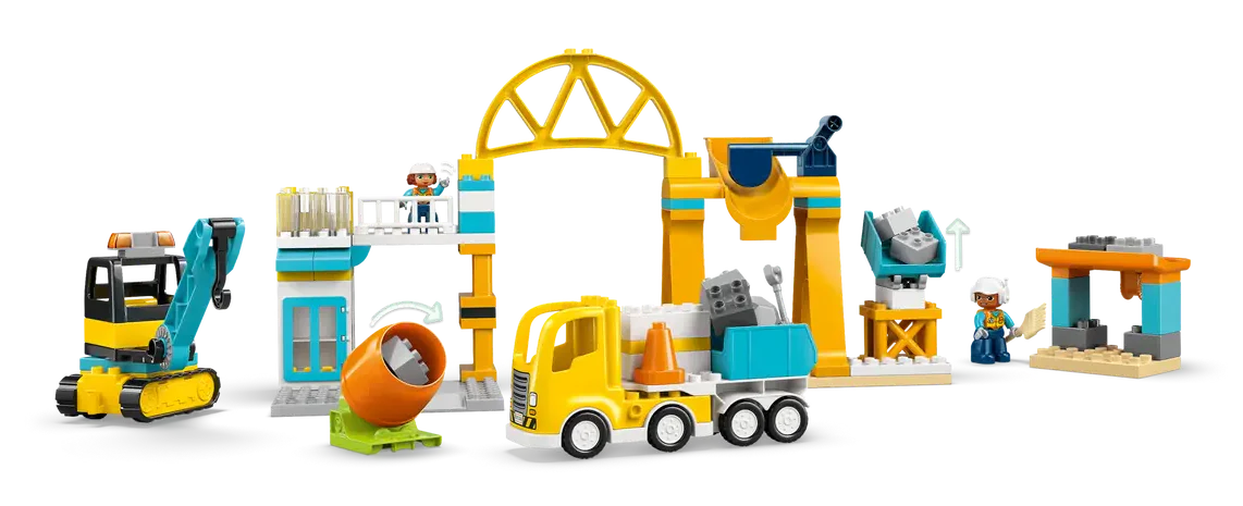 Lego Duplo 3 in 1 Construction Site and Vehicles - 10476 - Image 4