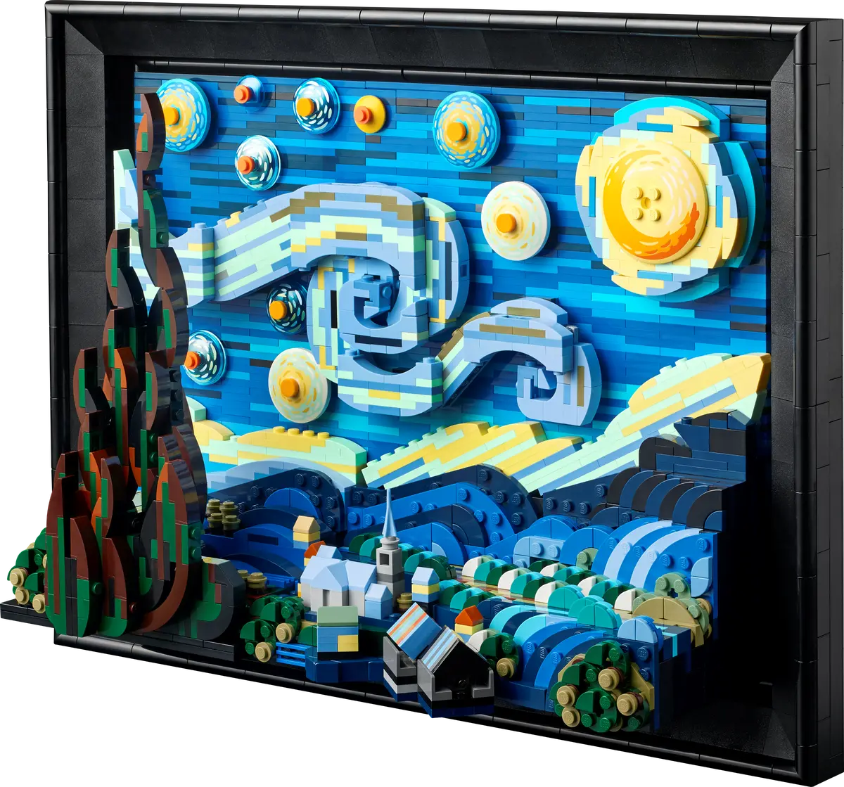 Lego Ideas Vincent van Gogh - The Starry Night - 21333 - Image 3