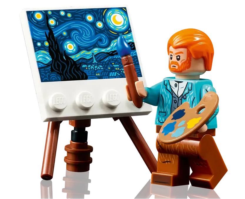 Lego Ideas Vincent van Gogh - The Starry Night - 21333 - Image 5