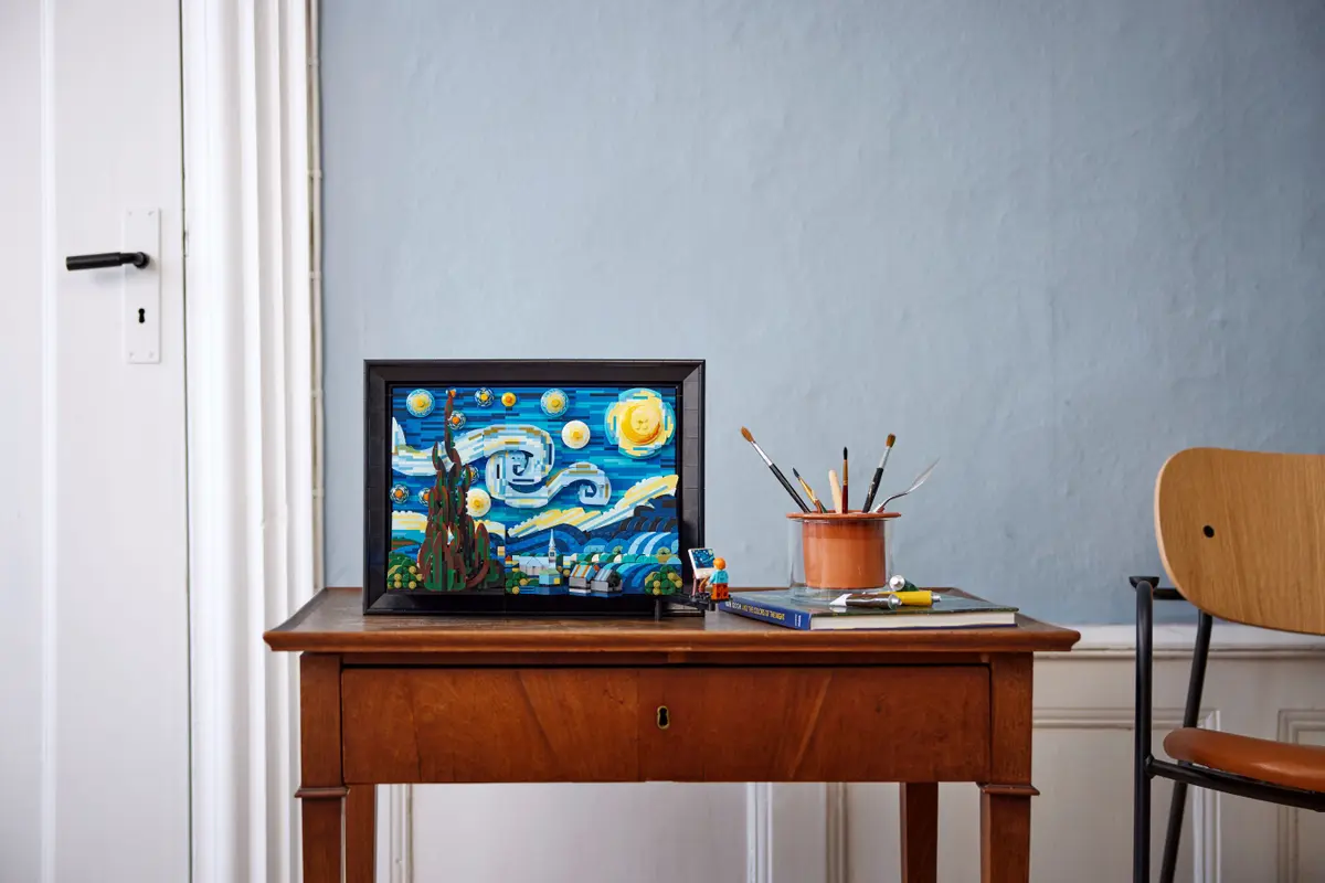 Lego Ideas Vincent van Gogh - The Starry Night - 21333 - Image 8