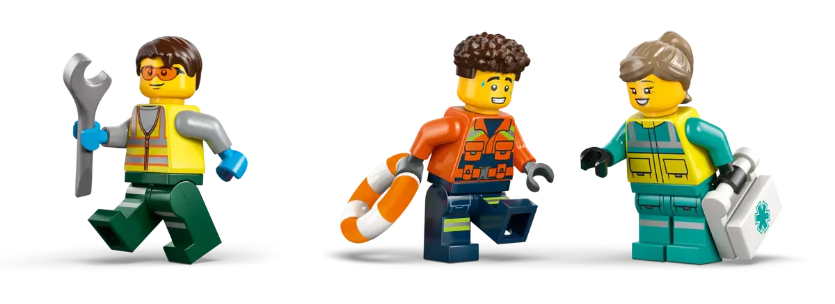 Lego City Airplane, Service Truck & Hovercraft Remix - 60505 - Image 7