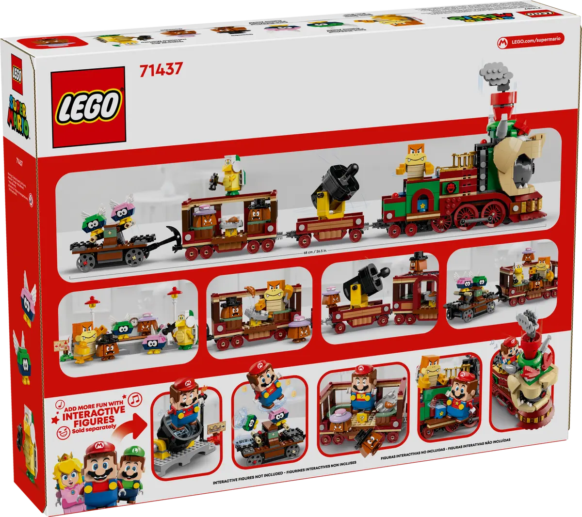 Lego Super Mario™ The Bowser Express Train - 71437 - Image 8