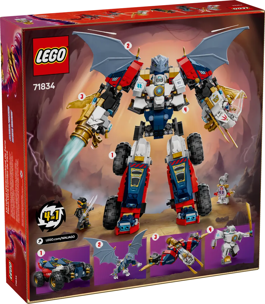 Lego NINJAGO® Zane's Ultra Combiner Mech - 71834 - Image 9