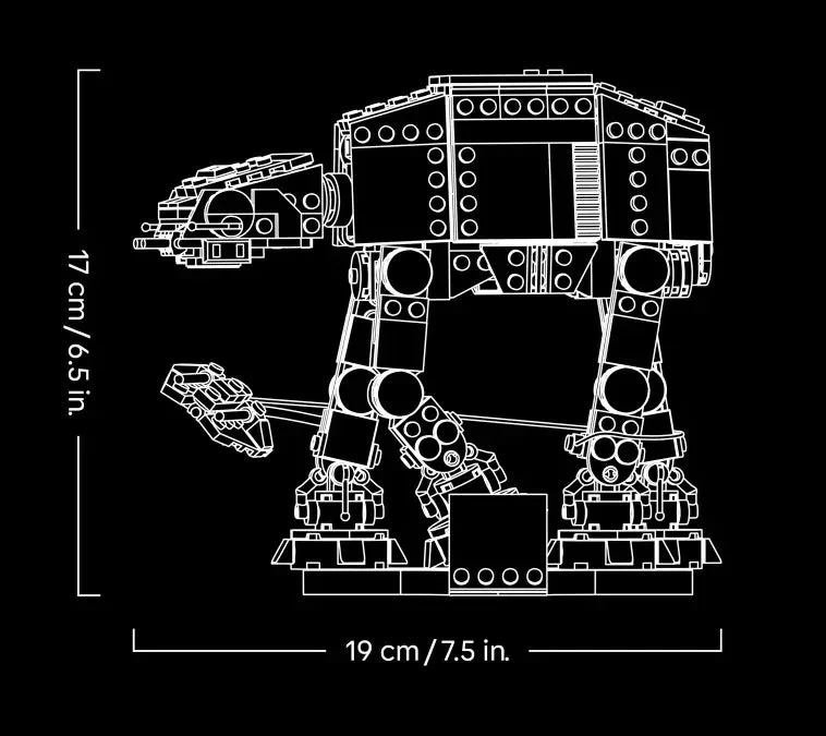 Lego Star Wars The Empire Strikes Back AT-AT™ Walker & Snowspeeder - 75440 - Image 5