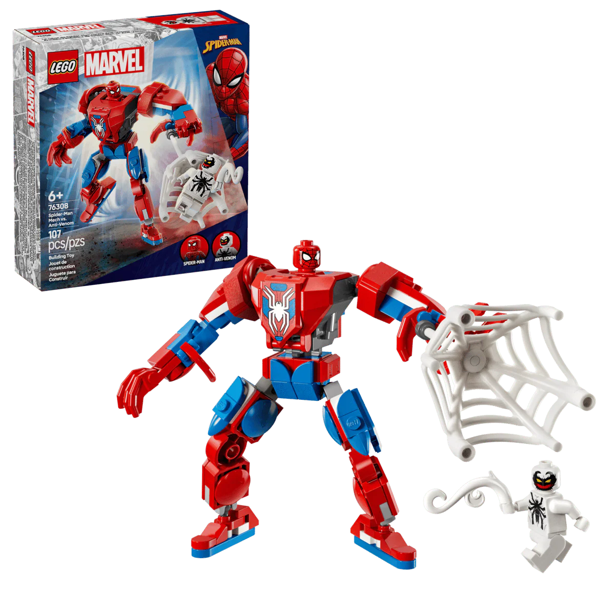 Lego Marvel Spider-Man Mech vs. Anti-Venom - 76308