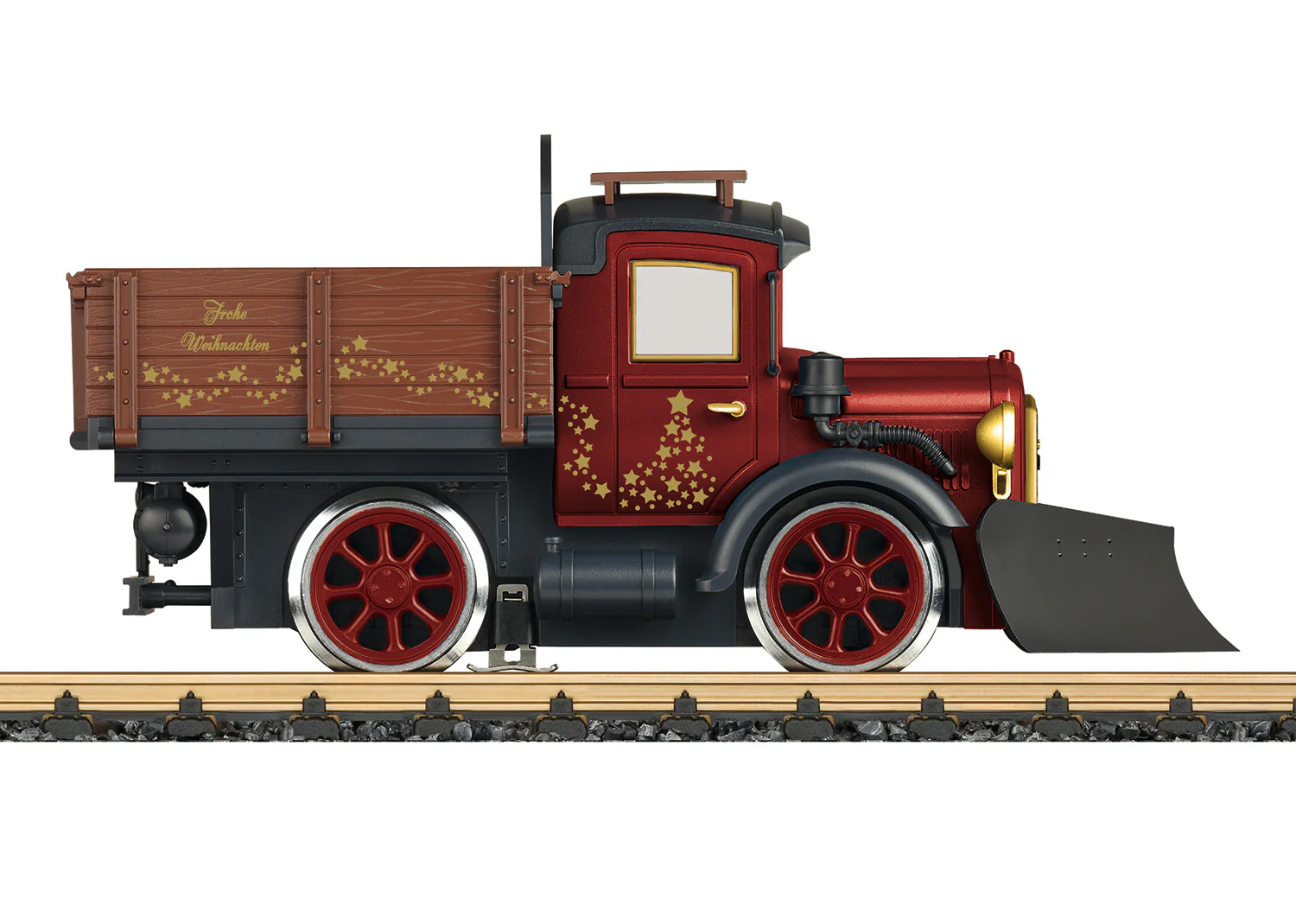 Christmas Rail Truck