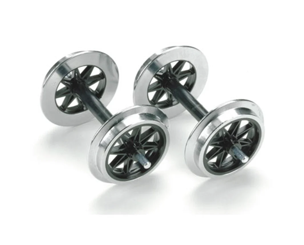 L67320 Double-Spoke Wheel Sets, Metal - 2 pieces