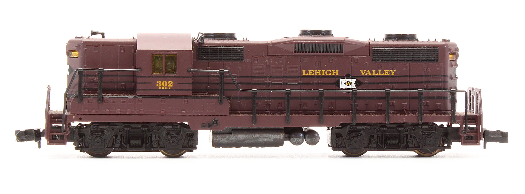 Pre-Owned 7129 GP18 Hi Nose With Dynamic Brakes Diesel Locomotive Lehigh Valley - Road #302 - Image 4