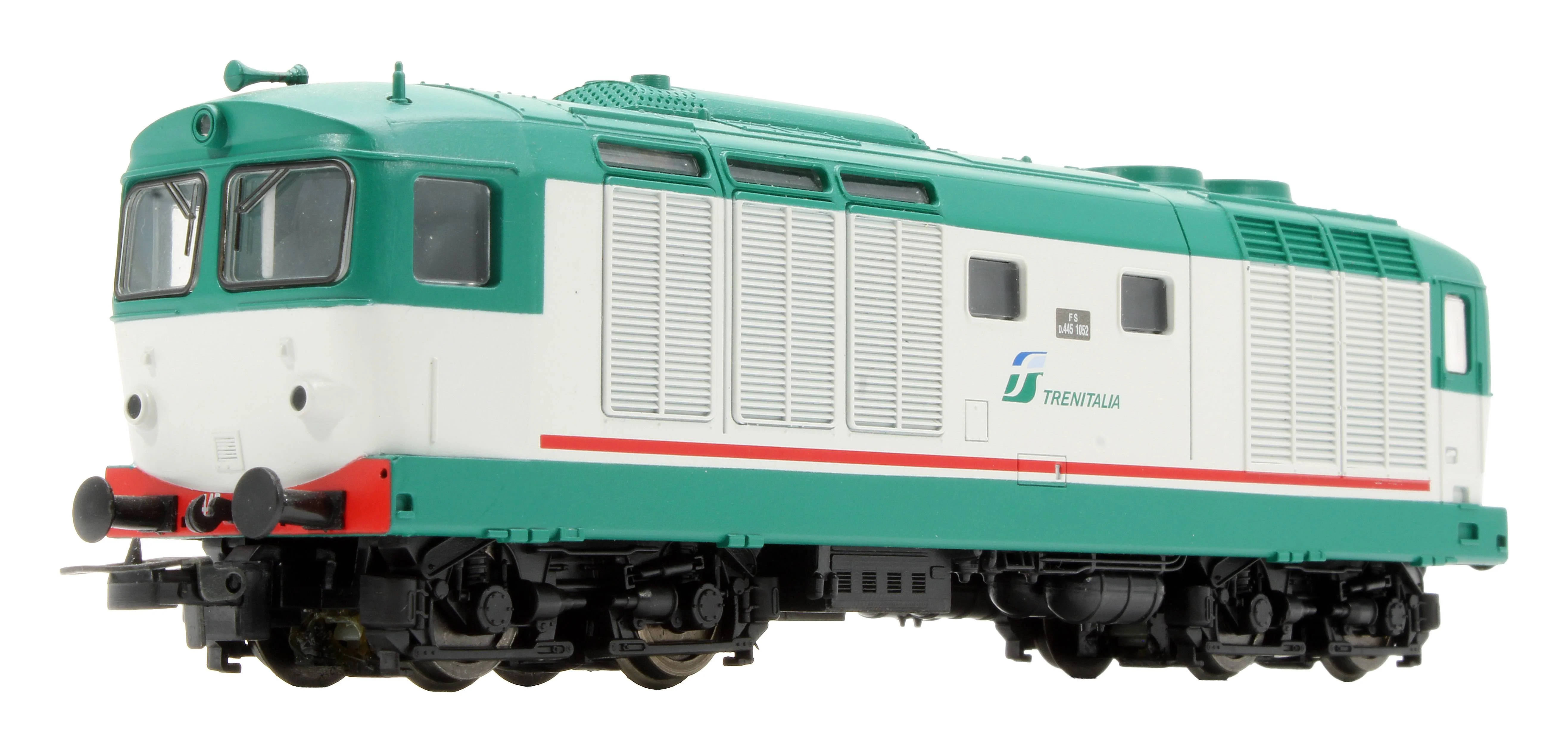 Pre-Owned HL2010 TrenItalia Grey & Blue FS Class D445 1052 Diesel Locomotive - Image 2