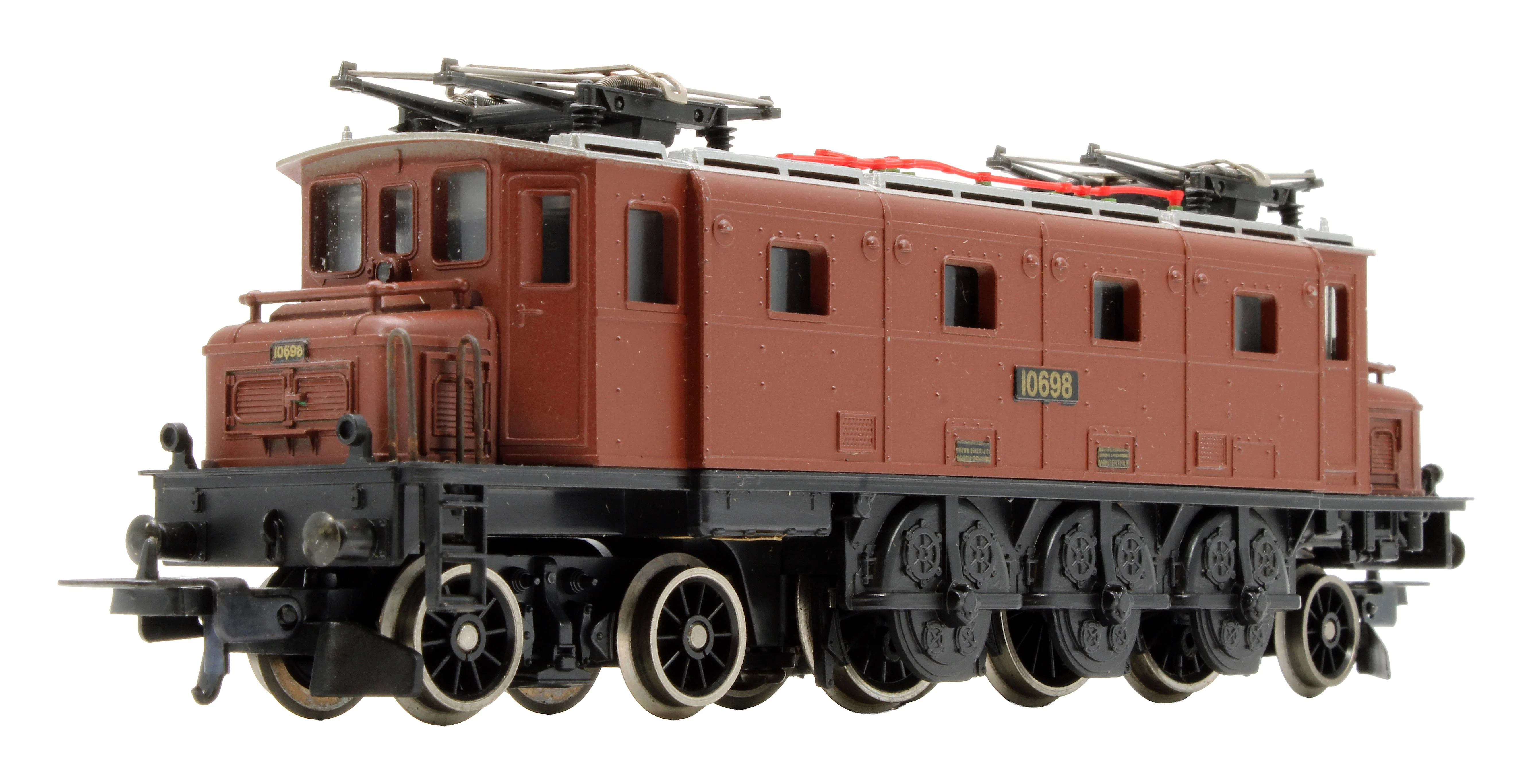 Pre-Owned LIMA 'HO' GAUGE L208118 SBB Brown Class AE 3/6 10698 Electric Locomotive - Image 2