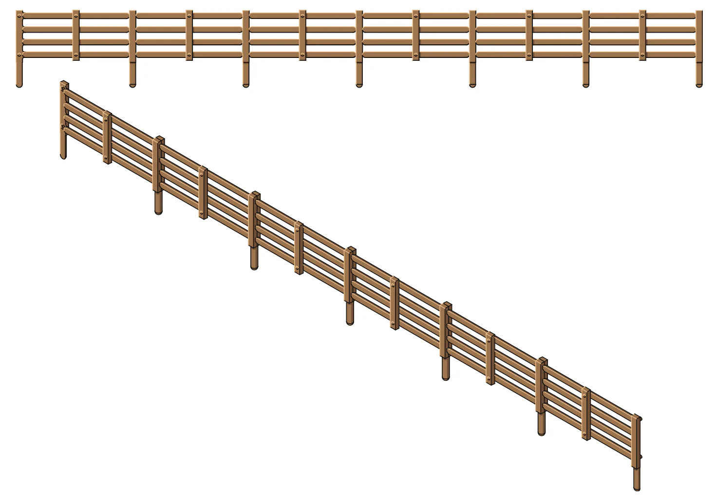 LK12115 Lineside TT:120 Flexible Field Fencing