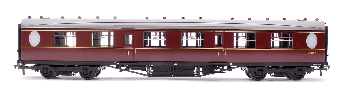 LNER Thompson First Corridor BR Maroon No. E11176E - Image 2