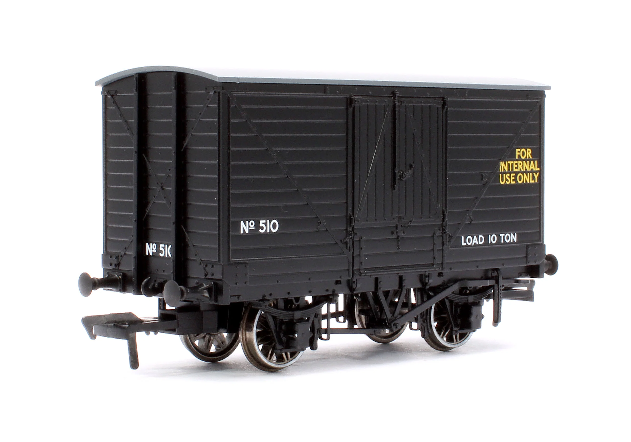 LNWR D88 10T Covered Van, Docks Internal User No.510 - Image 3