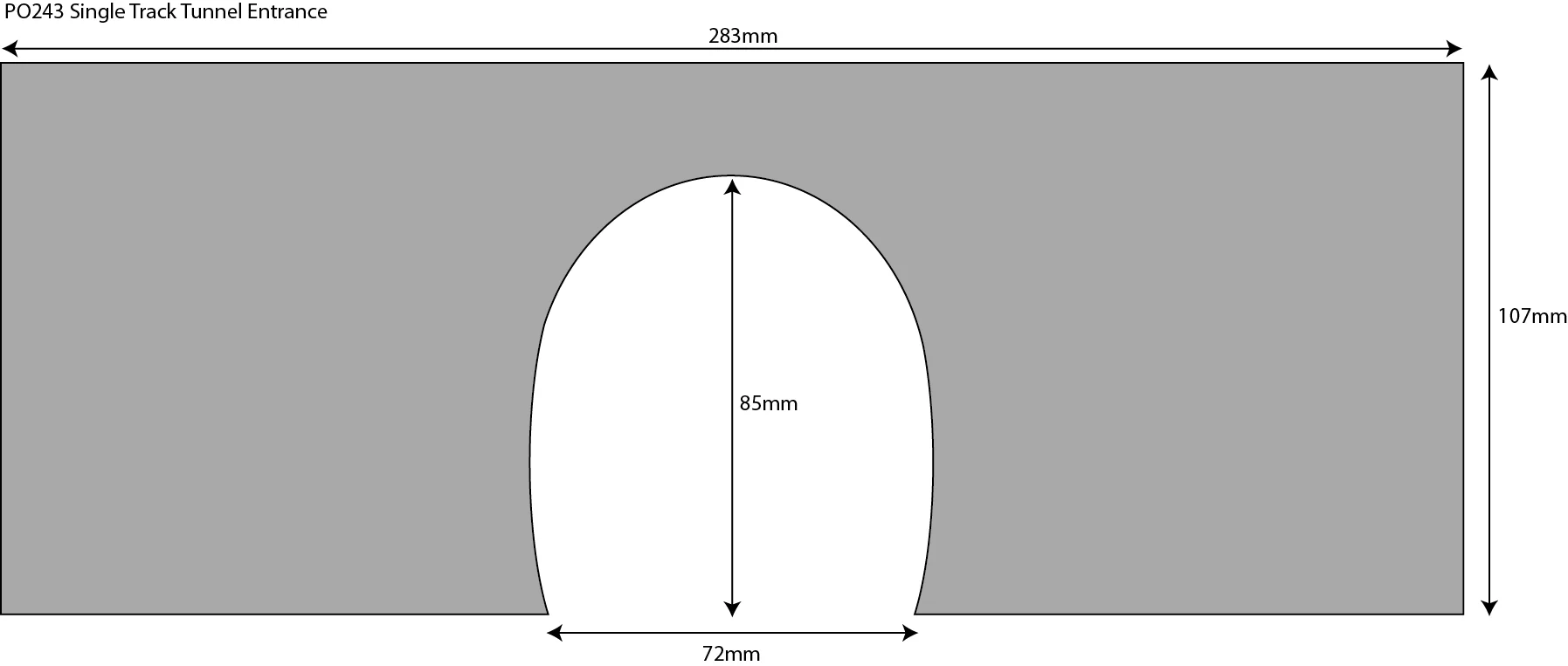 00 Single Track Tunnel Entrances Kit - Image 3