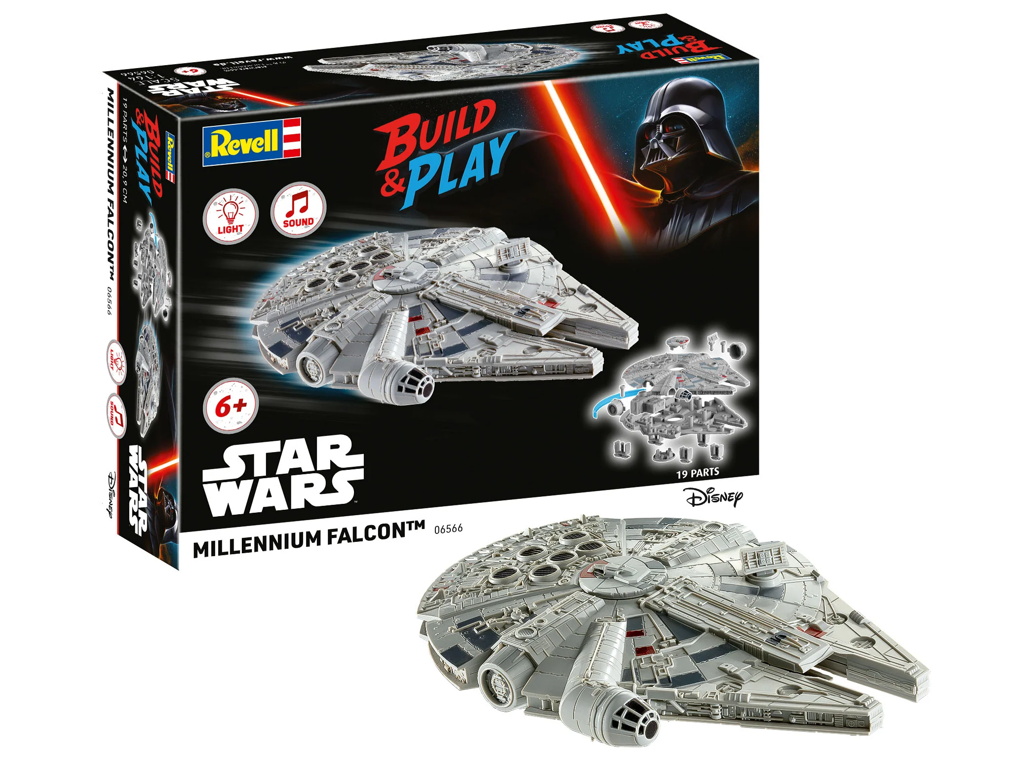06566 Star Wars Millennium Falcon (Light-Sound): Build - Play Model Kit - Image 2