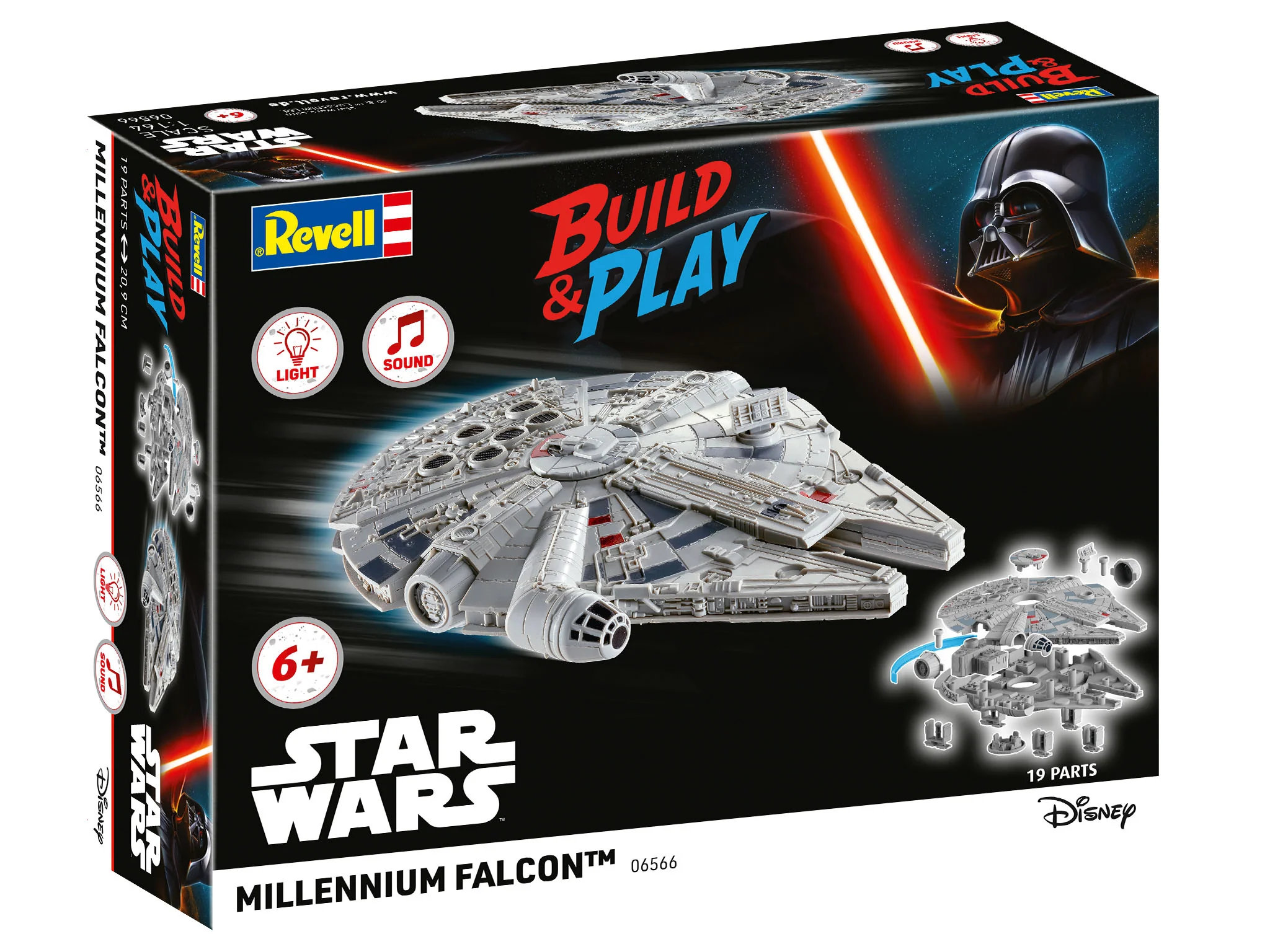 06566 Star Wars Millennium Falcon (Light-Sound): Build - Play Model Kit - Image 9
