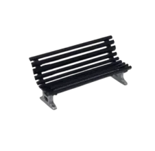 1:76 Scale Station Benches (Pack of 5) - Image 2
