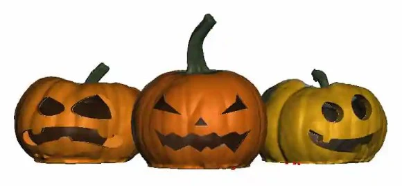 0222-043 O Gauge - Pumpkins Halloween Special - Pack of 6 - Image 2