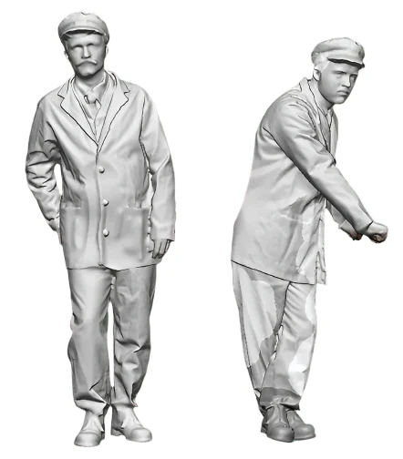 11209-048 1:48 Scale Loco Specfic Crew - L&B Manning Wardle Crew Pack