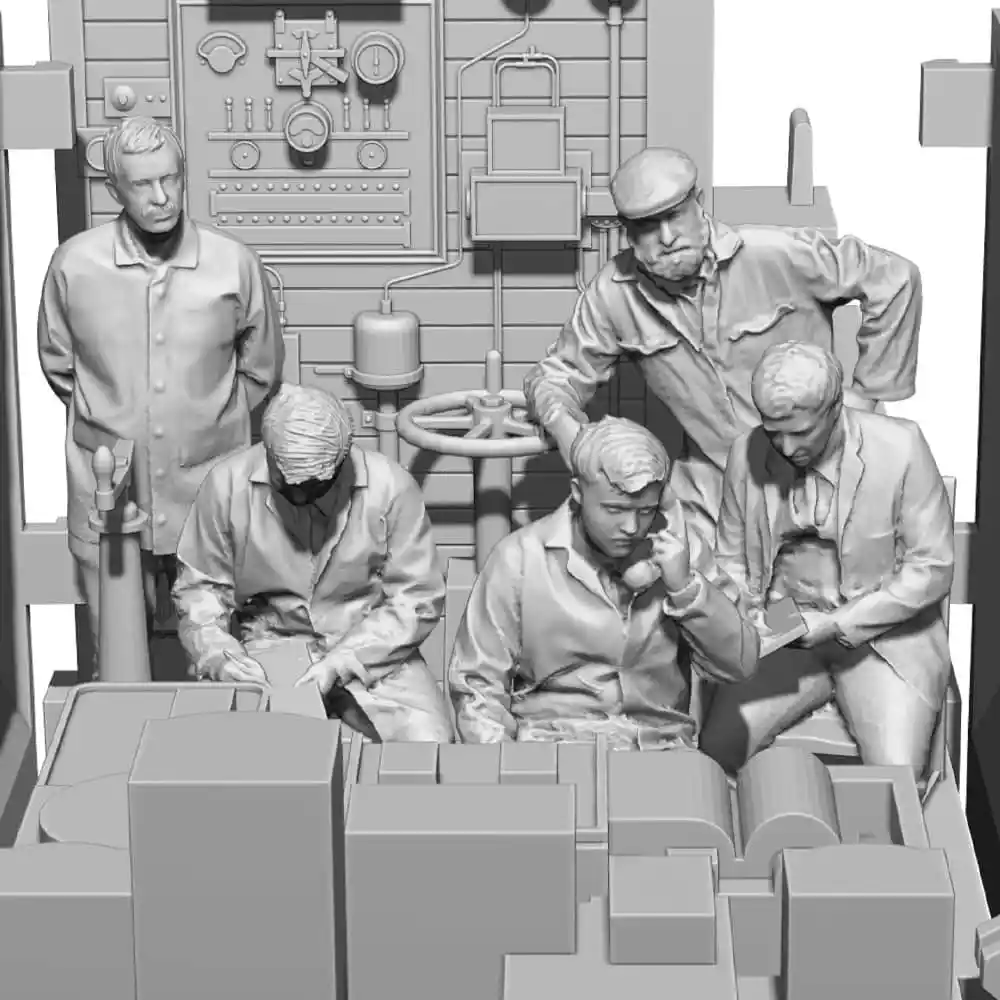 11267-076 OO Gauge Loco Specific Crew Rapido LNER Dynamometer Car Engineers