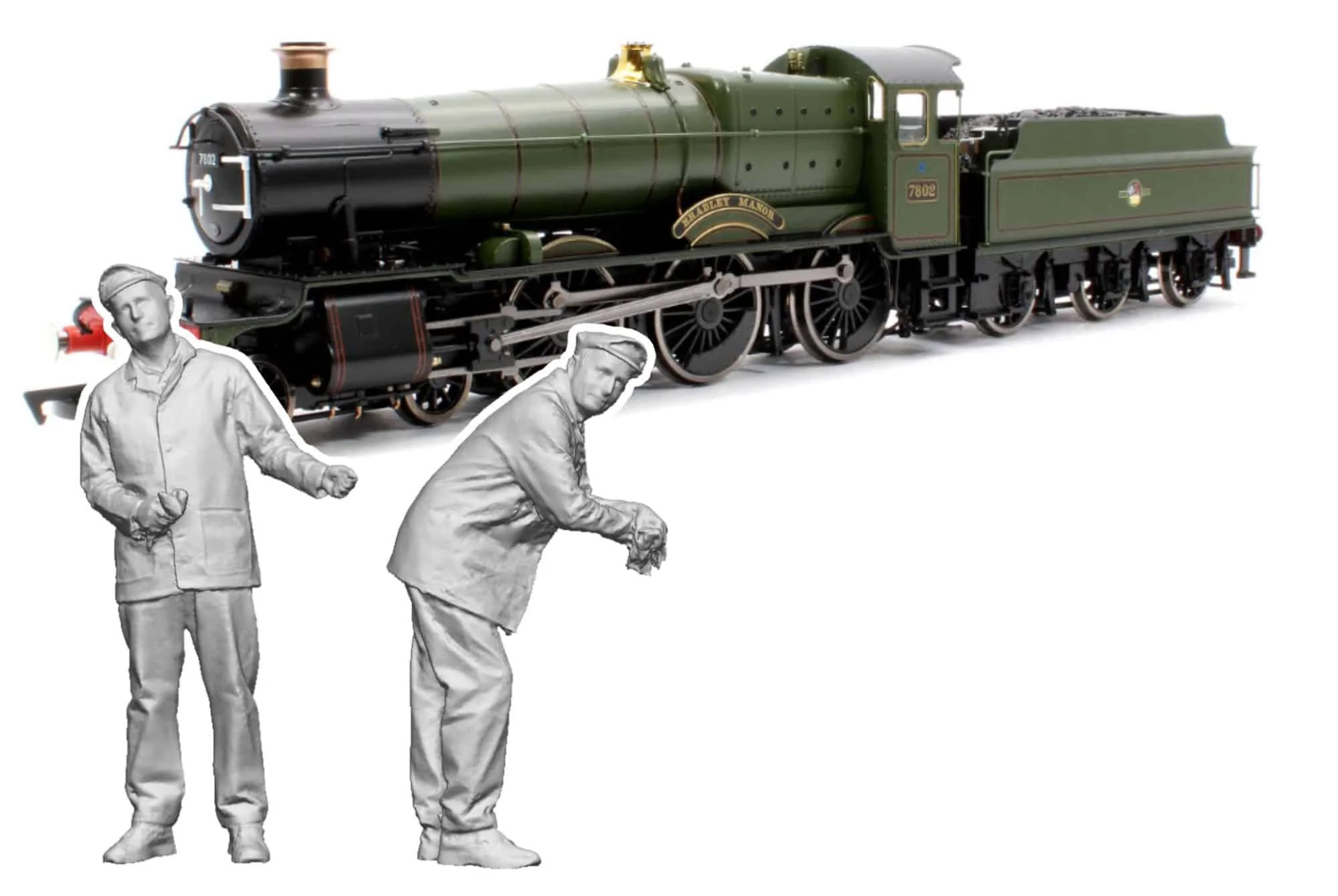 OO Gauge Loco Specific Crew - GWR Manor Crew Pack