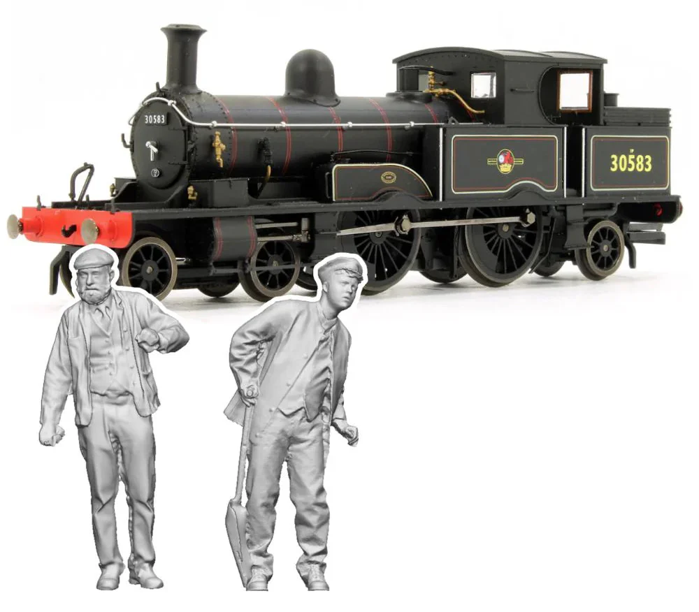 OO Gauge Loco Specific Crew - LSWR 412 Adams Radial