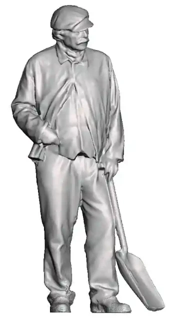 N Gauge - Railway & Lineside - 1870-1947 - Fireman with shovel