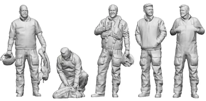 1:32 Scale - Trade & Services - RNLI Crew on Shore