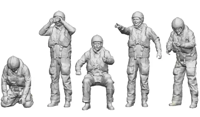 1:48 Scale - Trade & Services - RNLI Crew on Deck
