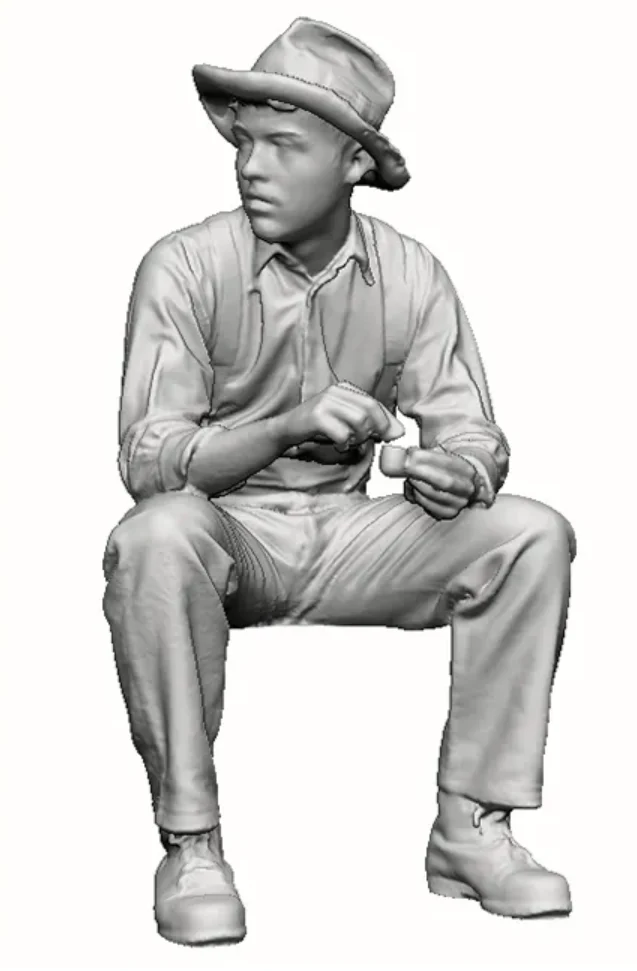 TT:120 Gauge - Trade & Services - Mill worker at rest