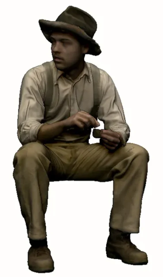 TT:120 Gauge - Trade & Services - Mill worker at rest - Image 2