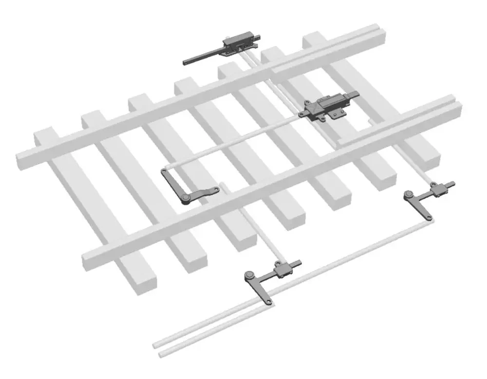 O Gauge Lineside Details - BR Mk1 FPL Point Kit (Pre-1973)