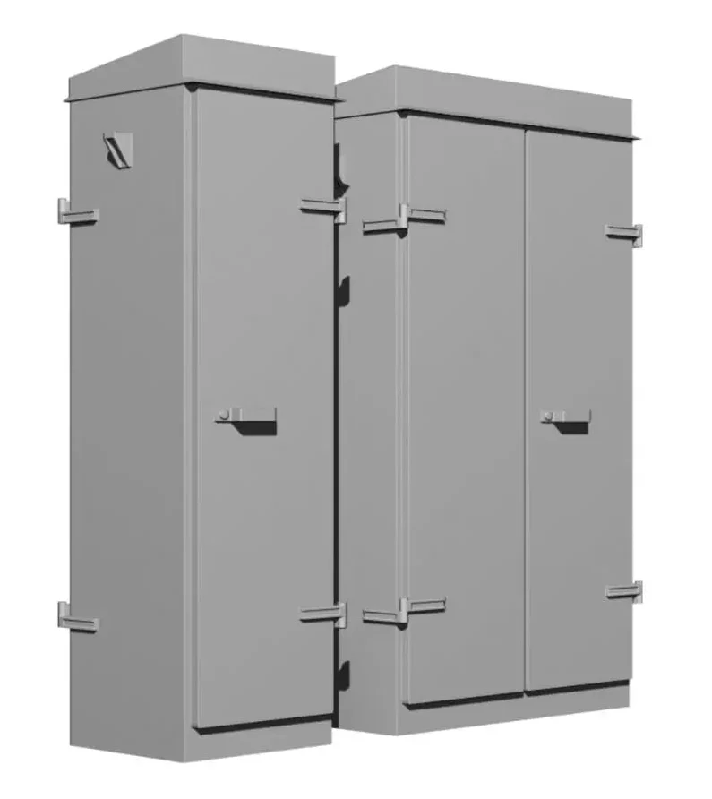 O Gauge Lineside Details - WR 1980s Tall Lineside Cabinets x5