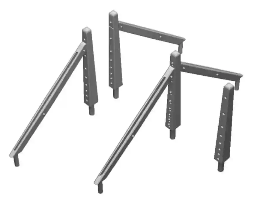 O Gauge Detailing - GWR Concrete Fence Posts x20