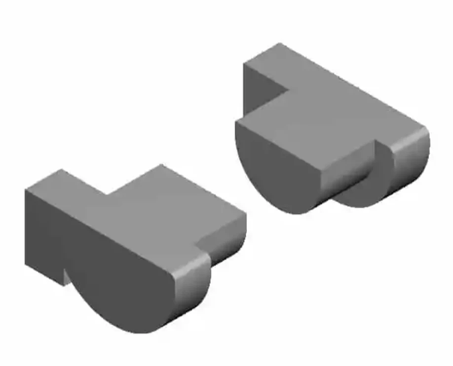 O Gauge - Detailing - Half Round Guttering Stop Ends x10