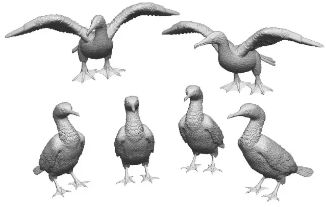 31408-076 OO Gauge - Pets, Wildlife & Livestock - Cormorants x6