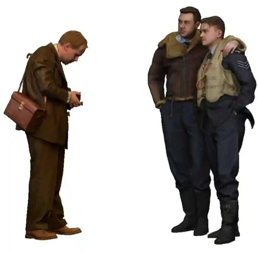 1:32 Scale RAF Through the Ages - World War Two - RAF Photographer and Pilots - Image 2