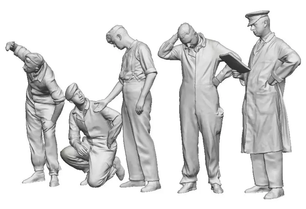 1:32 Scale RAF Through the Ages - RAF 1950s Ground Crew - Image 2