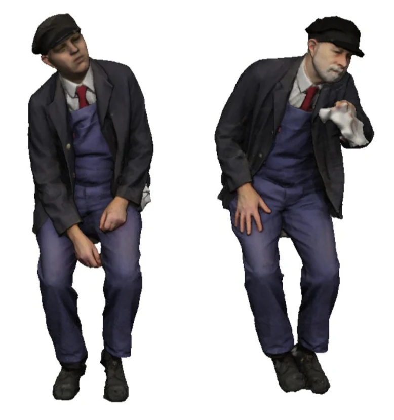1:76 Scale Exclusive Black Label LNER A4 Crew - Full Colour 3D Print - Image 2